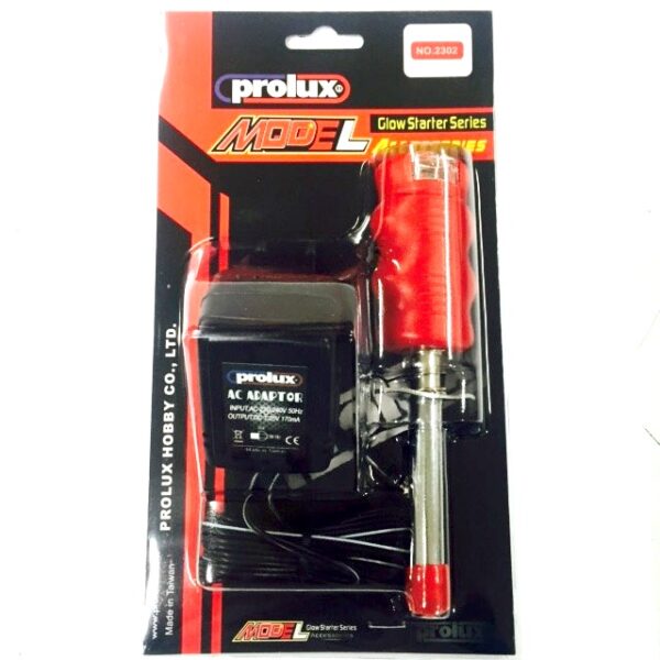 Prolux Glow Plug ที่จุดหัวเทียนพร้อมมิเตอร์ No.2302 อุปกรณ์เครื่องบินน้ำมัน