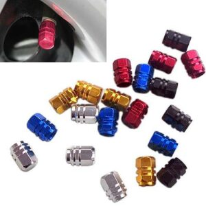 RBTR_4Pcs Aluminum Tire Wheel Rims Stem Air Valve Caps Tyre Cover Car Truck Bike