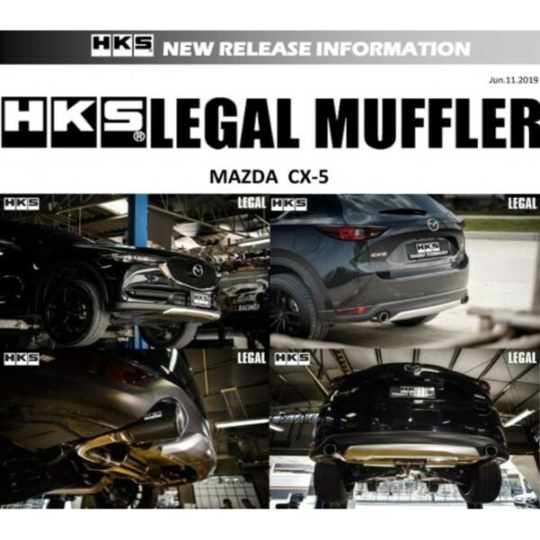 HKS ท่อไอเสีย รุ่น Legal Muffler สำหรับรถยนต์ Mazda CX3