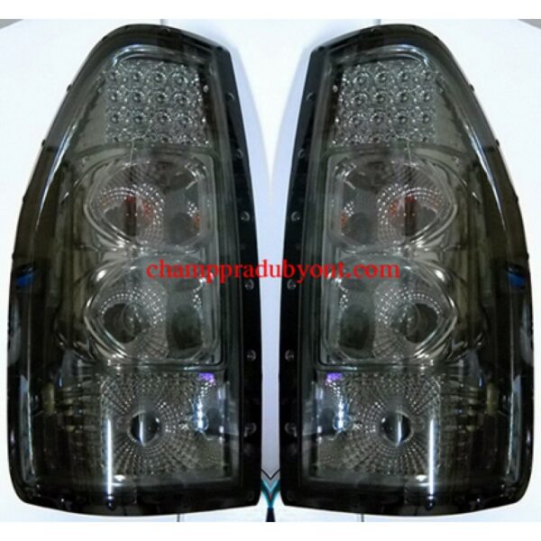 DEPO ไฟท้าย ไฟท้ายแต่ง ISUZU D-MAX DMAX 2002 2003 2004 2005 2006 สโมก SMOKE LED