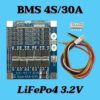 BMS 4S 30A  ระบบ 12V สำหรับ LiFePo4 3.2V และสำหรับ Li-Ion 3.7V