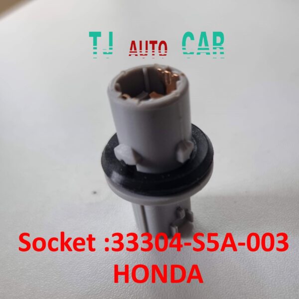 Socket ไฟเลี้ยว ไฟหรี่ ไฟมุมแก้มข้าง ขั้วหลอด T10 สำหรับ Honda Socket 33304-S5A-003