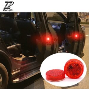 ไฟเตือน LED เปิดประตูรถ 2 ชิ้น ลดอุบัติเหตุ เพื่อความปลอดภั    2pcs Car Styling Door Strobe Warning Light for