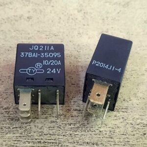 Relay JQ211A 24V 5Pin รีเลย์ รถไถ รถสิบล้อ เครื่องจักรที่ใช้ไฟ 24V