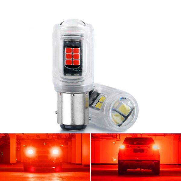 ไฟกระพริบ Led 1156 1157 3030 SMD สําหรับไฟเบรกอัตโนมัติ DRL 6000K ไดโอด 12V P21 5W