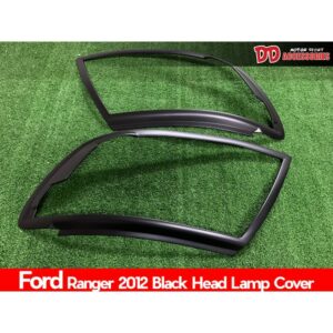 ครอบไฟหน้า Ford ranger 2012 2013 2014  T6 สีดำด้าน ราคาถูกสุดๆ