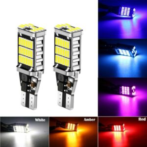 หลอดไฟถอยหลัง T15 LED Canbus T10 LED W16W 920 921 912 LED 4014 45 ชิป สีขาว สีแดง