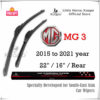 ใบปัดน้ําฝน Mg3 สําหรับที่ปัดน้ําฝนหน้าต่างรถยนต์ MG 3 (หน้า/หลัง) โดยแบรนด์ Kuapo