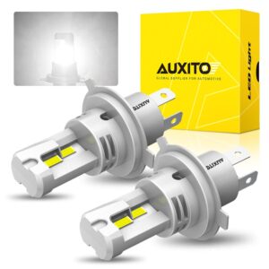 Auxito หลอดไฟหน้า LED 20000LM H4 9003 HB2 12V สว่างมาก สําหรับรถยนต์ รถจักรยานยนต์ 2 ชิ้น