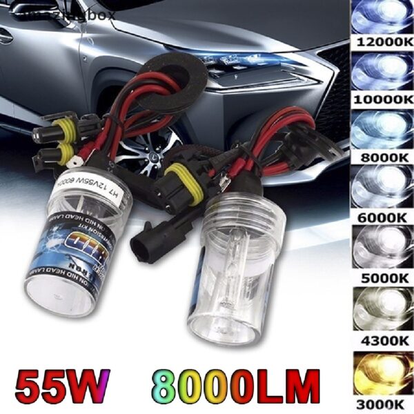 Abth หลอดไฟซีนอน Hid 35w H1 H3 H4 H7 H11 9005 HB3 9006 AC 12v 1 ชิ้น