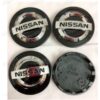 ฝาครอบดุมล้อรถยนต์ 54 มม. สีดํา สําหรับ Nissan Xterra Sylphy Sentra Leaf Murano Tiida Almera Auto Emblem Badge 4 ชิ้น ต่อล็อต