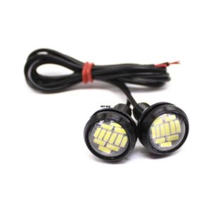 ✿ ไฟหน้า LED 23 มม. 4014 12SMD สําหรับวิ่งกลางวัน