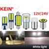 Kein ไฟเบรก Led 12V 24V T10 BA9S Festoon C5W 31 มม. 36 มม. 39 มม. 1156 P21W 1157 BAY15D สําหรับติดป้ายทะเบียนรถยนต์ รถจักรยานยนต์