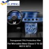 Xm ฟิล์ม TPU ใส ป้องกันรอยขีดข่วน สําหรับ Mercedes-Benz Classe E 16-22 W213 S213