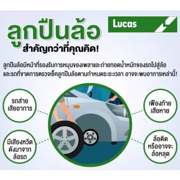 ACV40 ซ้าย-ขวา รุ่น ABS ปี 02-12ยี่ห้อLucas รับประกัน 1 ปี หรือ 50