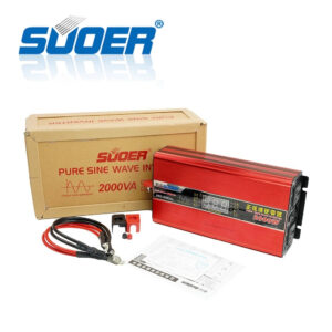 Souer เพียวซาย 12V 2000W เต็ม Suoer  2000 Watt Pure Sine Wave Inverter (รุ่นใหม่ สีน้ำเงินหยุดผลิต รับลองของแท้100% ก่อน