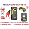 Foxsur จั๊มสตาร์ท Jump Start 12V 400/800A 26800mAh พร้อม Power Bank 2 USBs และ ไฟ LED รุ่น FJS-600