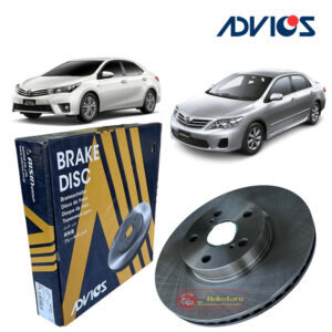 จานเบรค หน้า ADVICS Toyota Altis ZZE141 ปี08-13 ZRE171 ปี13-18 / จานดิสเบรค จานเบรก อัลติส A6F253