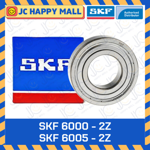 SKF 6000-2Z/C3 SKF 6001-2Z SKF 6001-2Z/C3 SKF 6002-2Z SKF 6003-2Z/C3 SKF 6004-2Z/C3 SKF 6005-2Z/C3 ของแท้ 100%