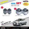 บูชปีกนก ล่าง เล็ก / ใหญ่  Nissan  March นิสสัน มาร์ช ยี่ห้อ RBI บู๊ชปีกนก ( มีตัวเลือก ) ( ล่าง เล็ก / ใหญ่ )