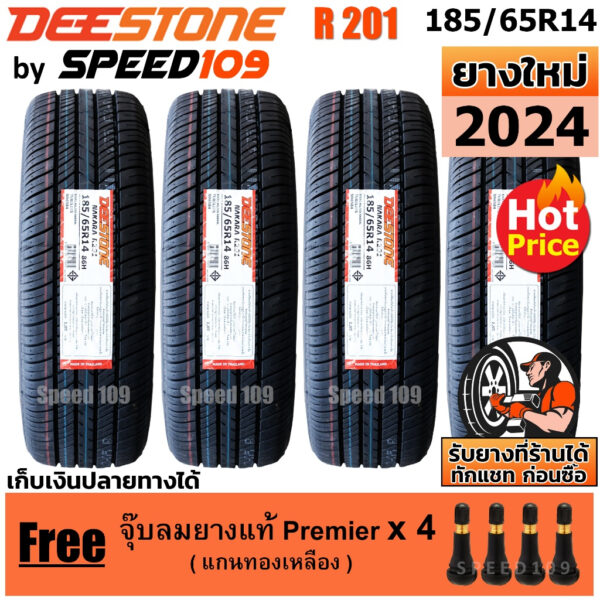 DEESTONE ยางรถยนต์ ขอบ 14 ขนาด 185/65R14 รุ่น Nakara R201 - 4 เส้น (ปี 2024)