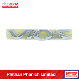 เครื่องหมาย  VIOS ติดฝาท้าย โตโยต้า PLATE LUGGAGE COMPT TOYOTA VIOS 75442-0D070 75-01