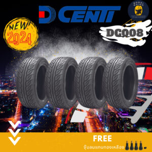 DCENTI รุ่น  DC-008 ยางปี 2023-2024 245/45 R18 255/55 R18 275/40 R18 265/50 R20 (ราคาต่อ 4 เส้น) แถมจุ๊บฟรี