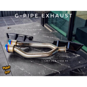 ท่อไอเสีย ท่อคู่ออกกลางยอดฮิต!! HONDA CIVIC FC / FK ตรงรุ่น แบรนด์ G-PIPE Exhaust